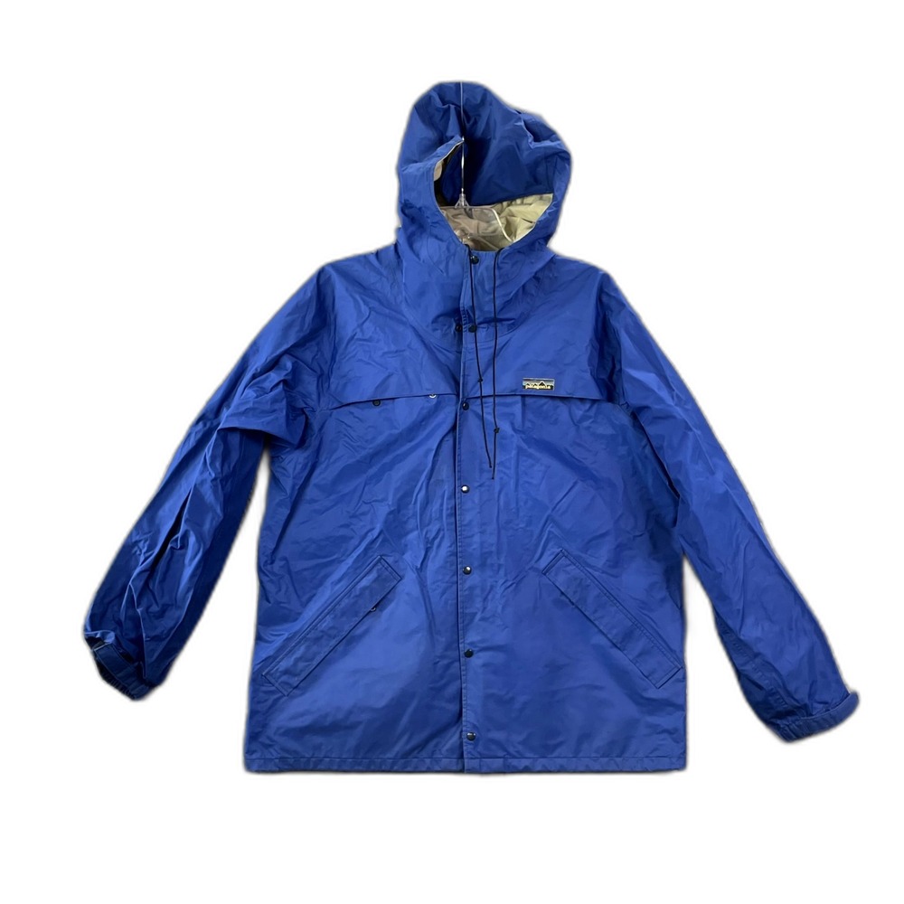 Patagonia Rain Windbreaker Jacket Mens M Mesh Lined Waterproof Gorpcore Outdoor